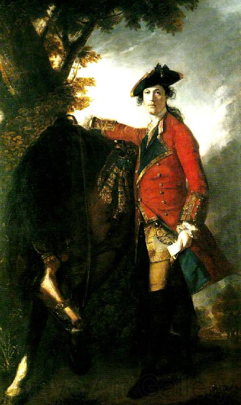 Sir Joshua Reynolds captain robert orme Norge oil painting art